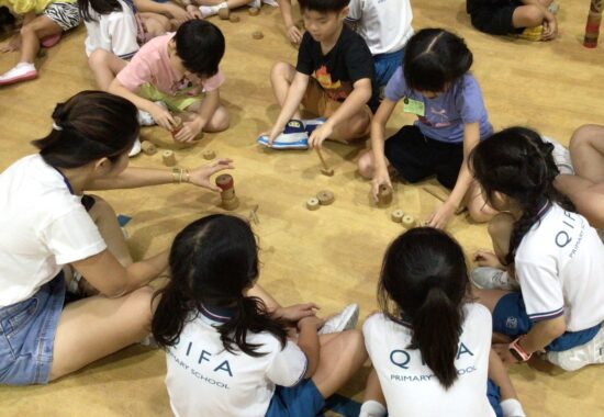 【1年生】チーファー小学校と交流したよ