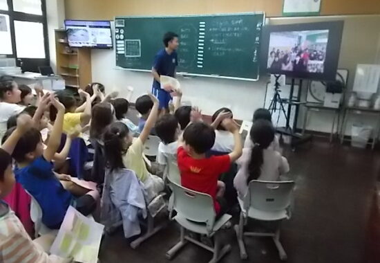 日本とつながる教室(その4・北海道・雪) 1年生