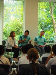 世界水泳選手団との交流会