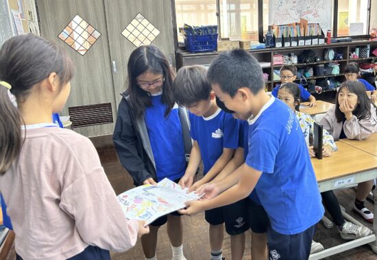 頑張ったね賞 4年生から3年生へ