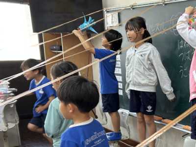 スルスルと風を切って 1年生