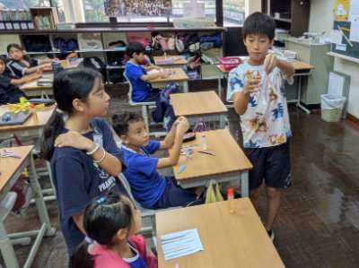 日本の伝統文化を紡ぐ 全校縦割り班