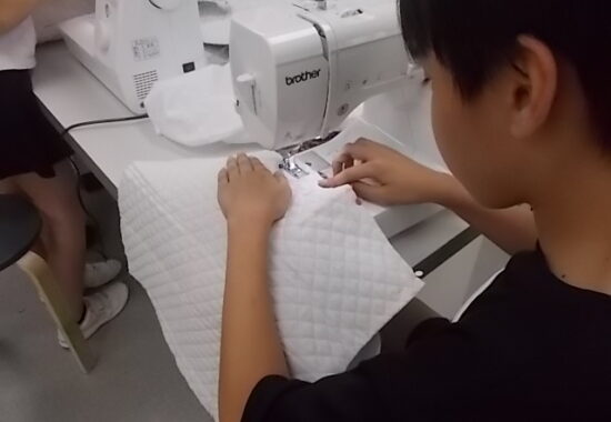 手作りのナップサック 6年生